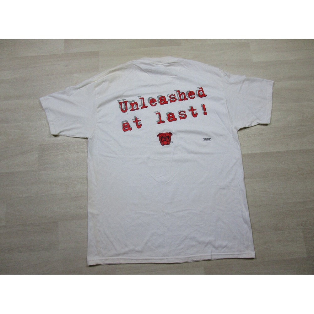 Vintage Red Dog Racing T Shrit (XL) Beer Promo "Unleashed" 1990's Alcohol Nascar
